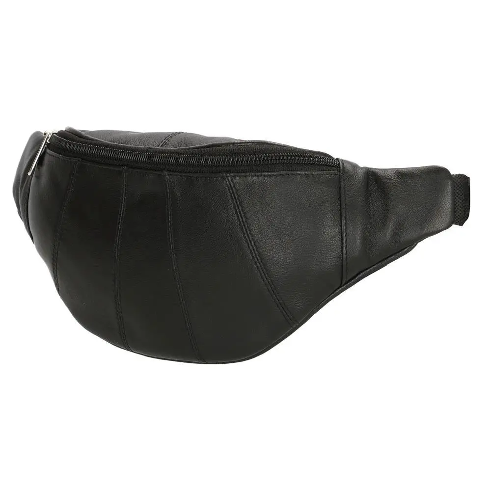 Pánská kožená ledvinka černá - Double-D 