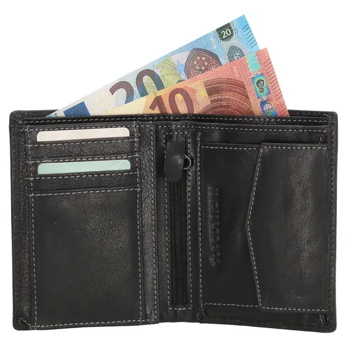 Pánská kožená peněženka Micmacbags černá