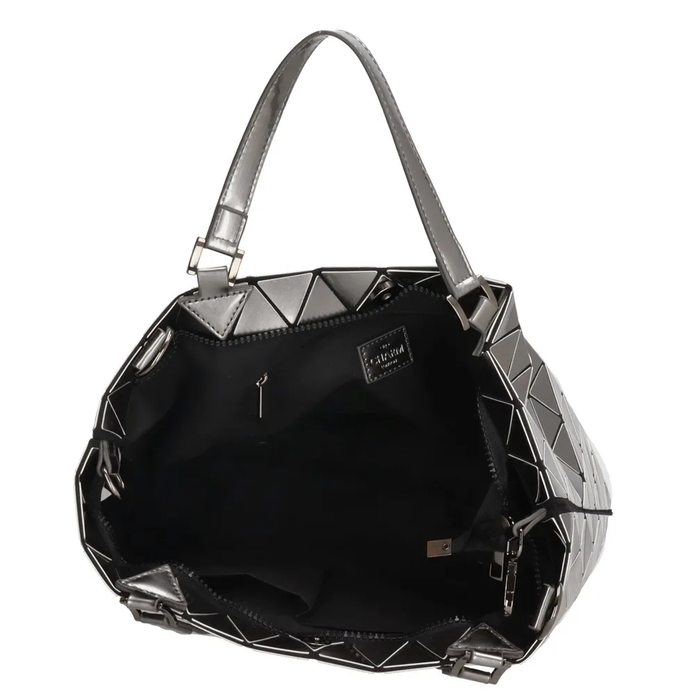 Dámská moderní kabelka stříbrná - Charm London Hoxton Handtas bags