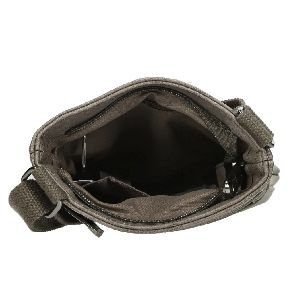 Pánská crossbody taška na doklady šedá - Enrico Benetti