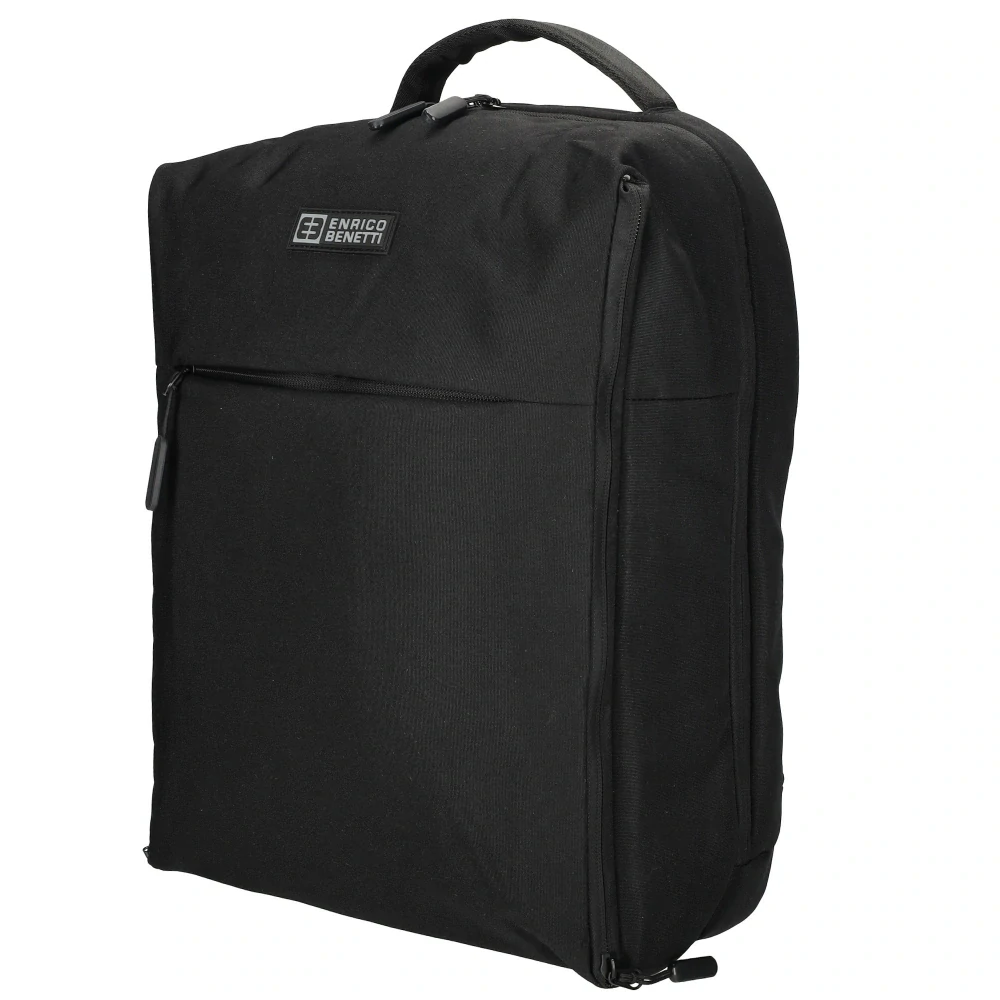 Pánský městský batoh černý 17" 20L - Enrico Benetti 