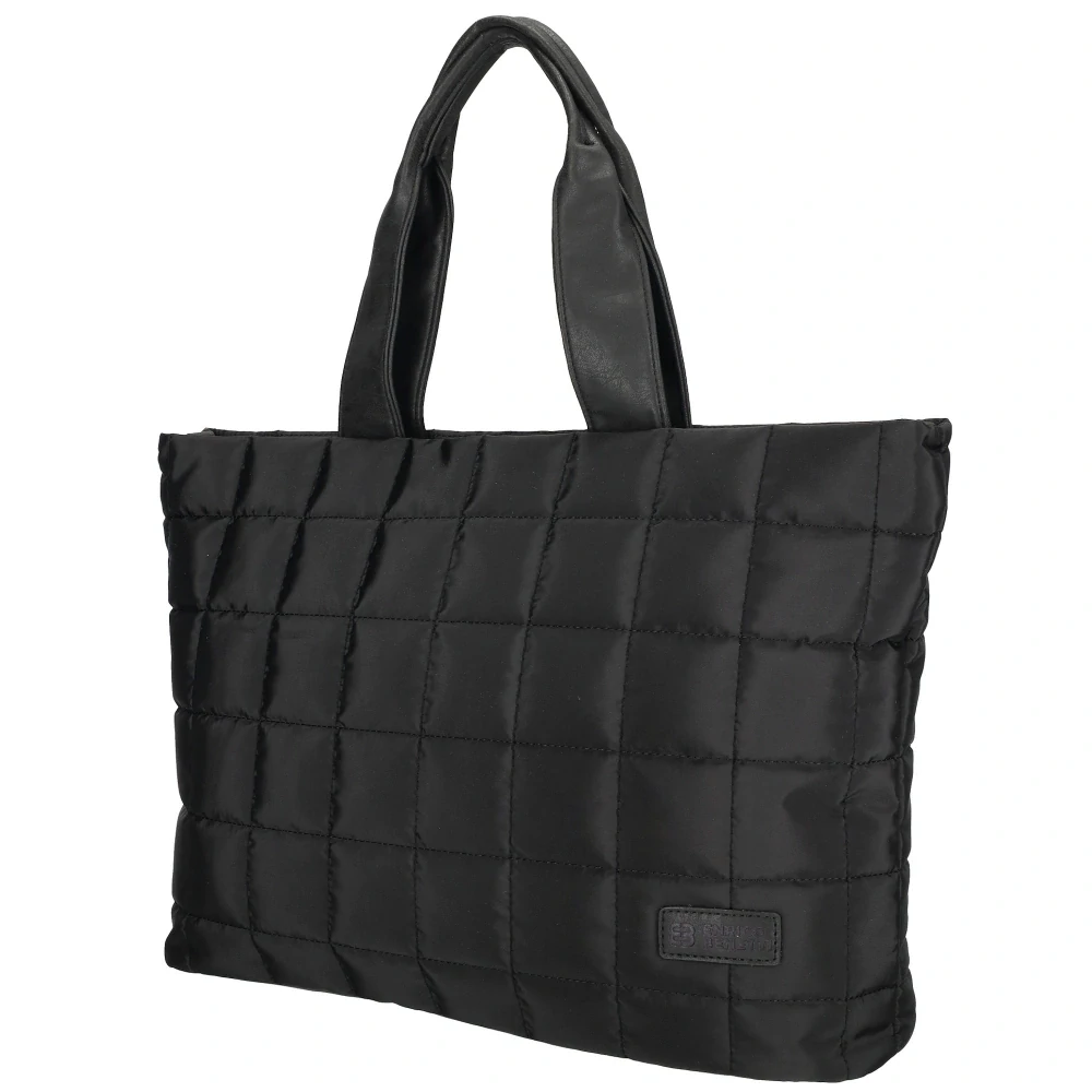 Dámská shopper kabelka černá - Enrico Benetti