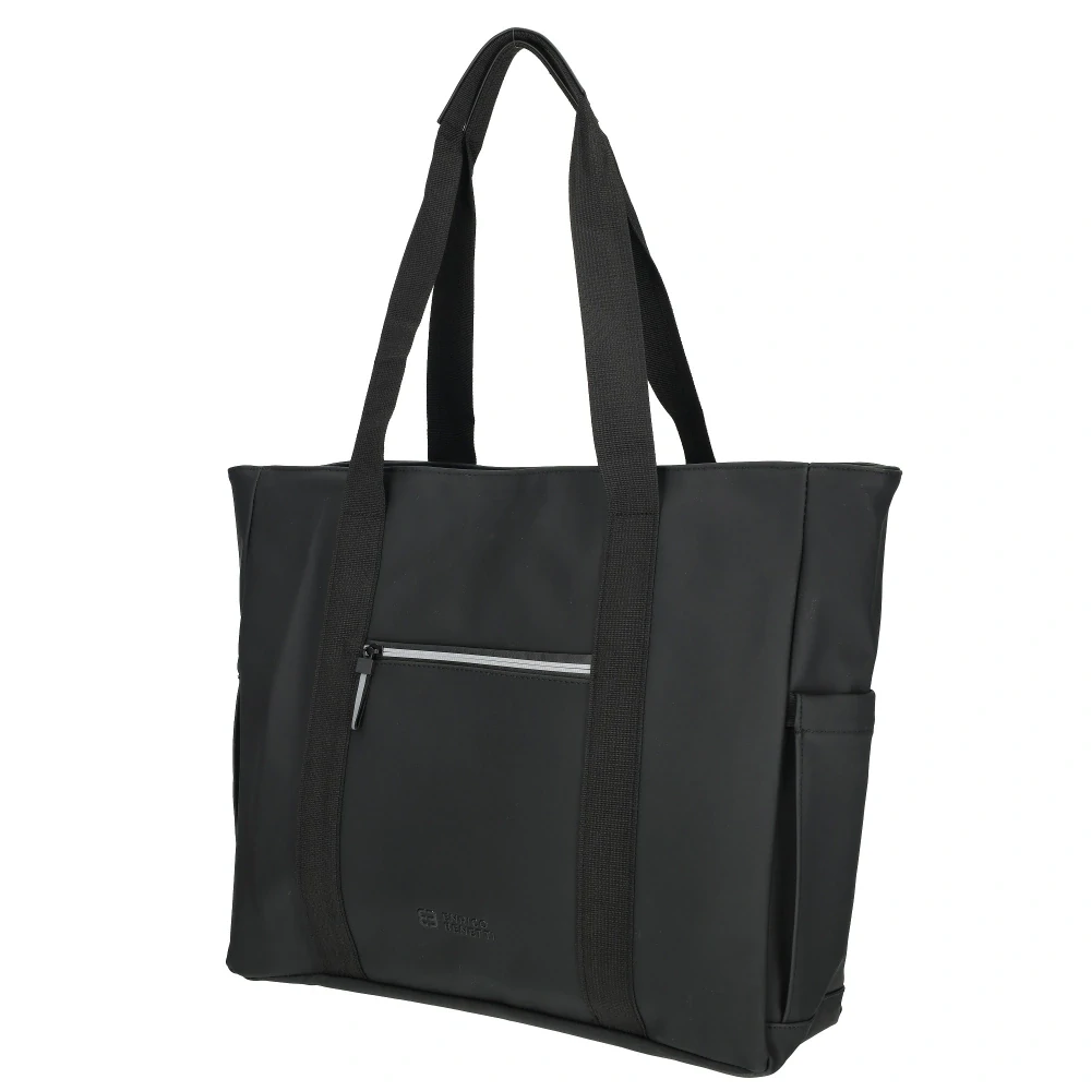 Dámská shopper kabelka černá - Enrico Benetti
