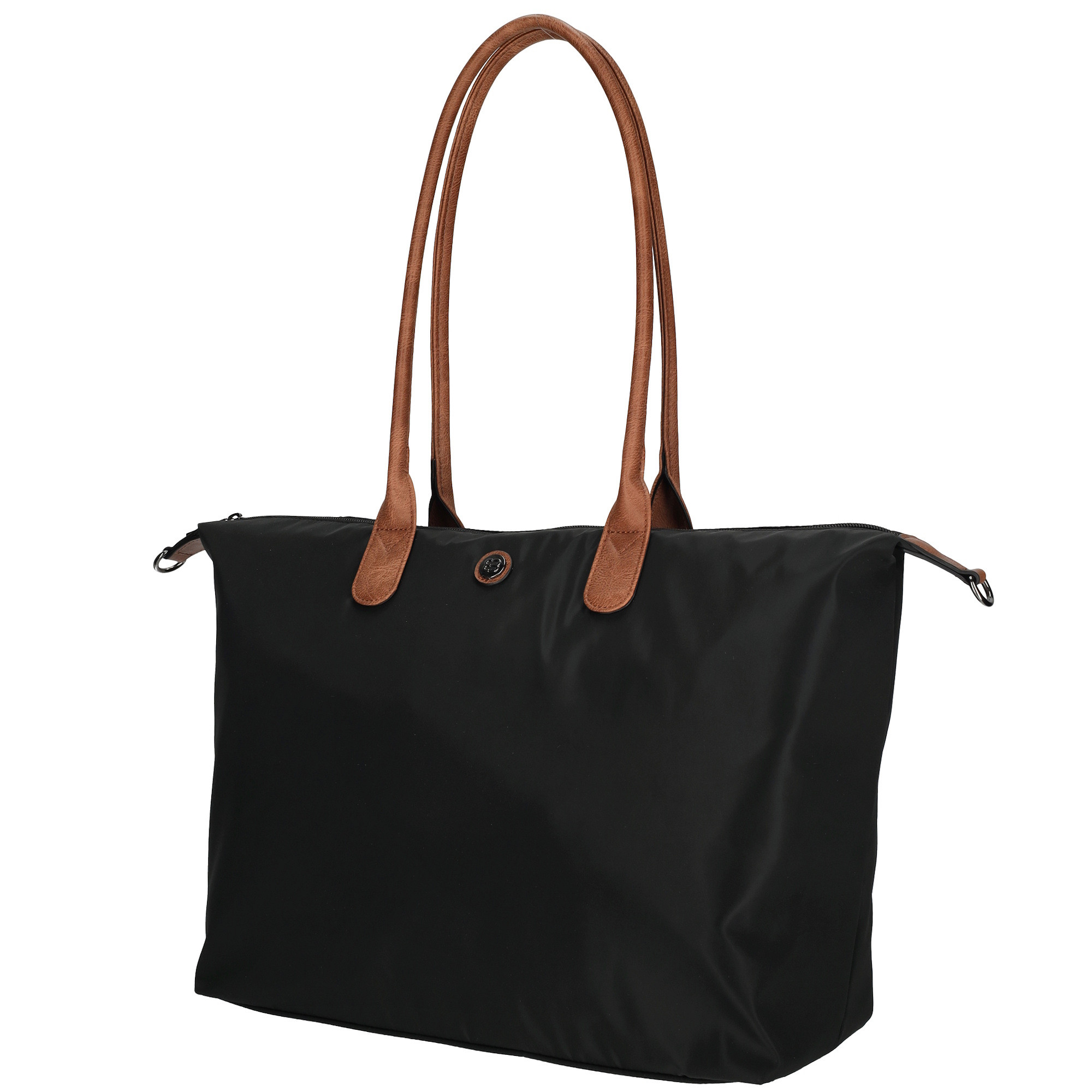 Dámská shopper kabelka černá - Enrico Benetti