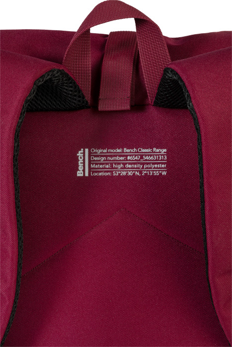 Městský batoh červený 21L - Bench Solid