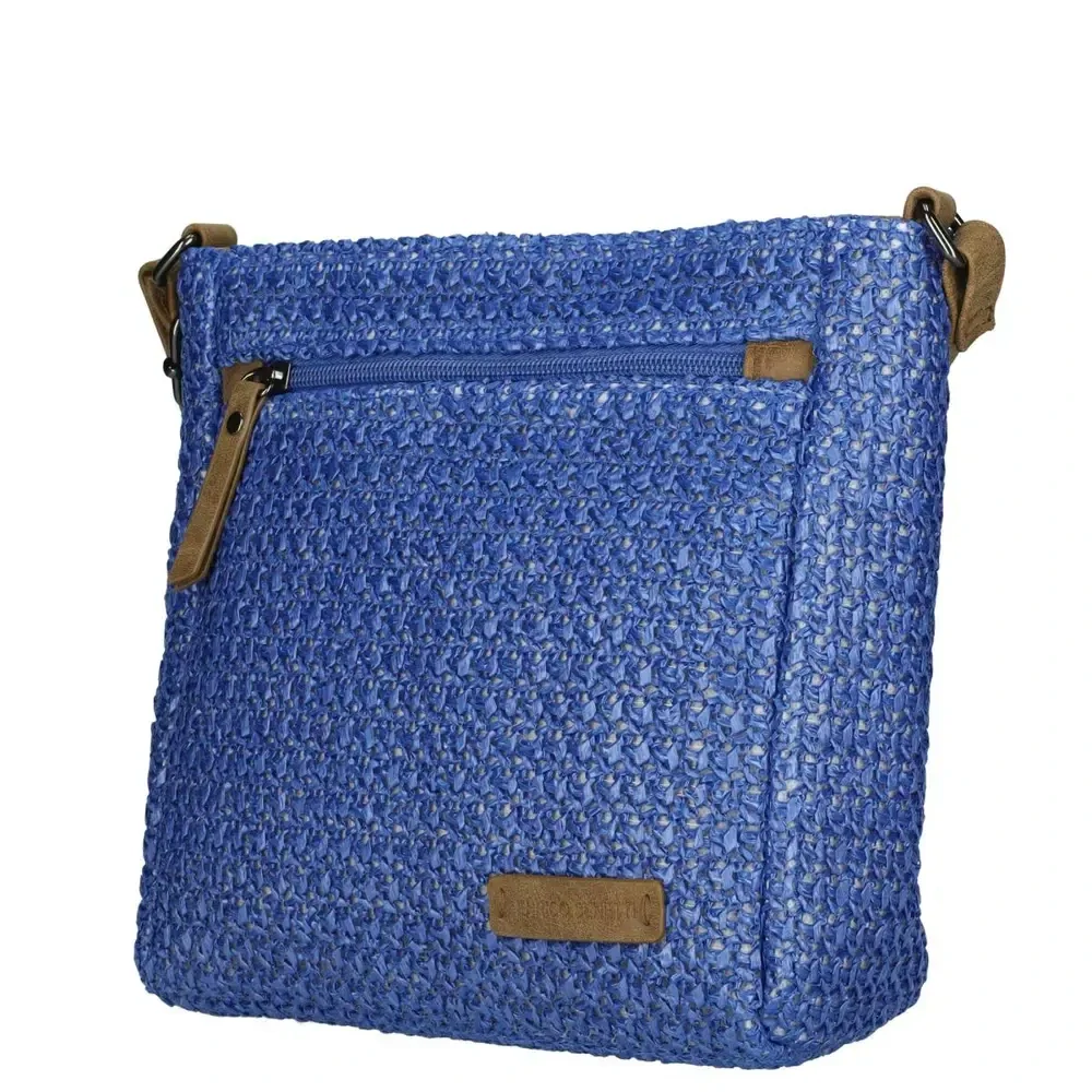 Dámská proutěná kabelka modrá - Enrico Benetti Ibiza