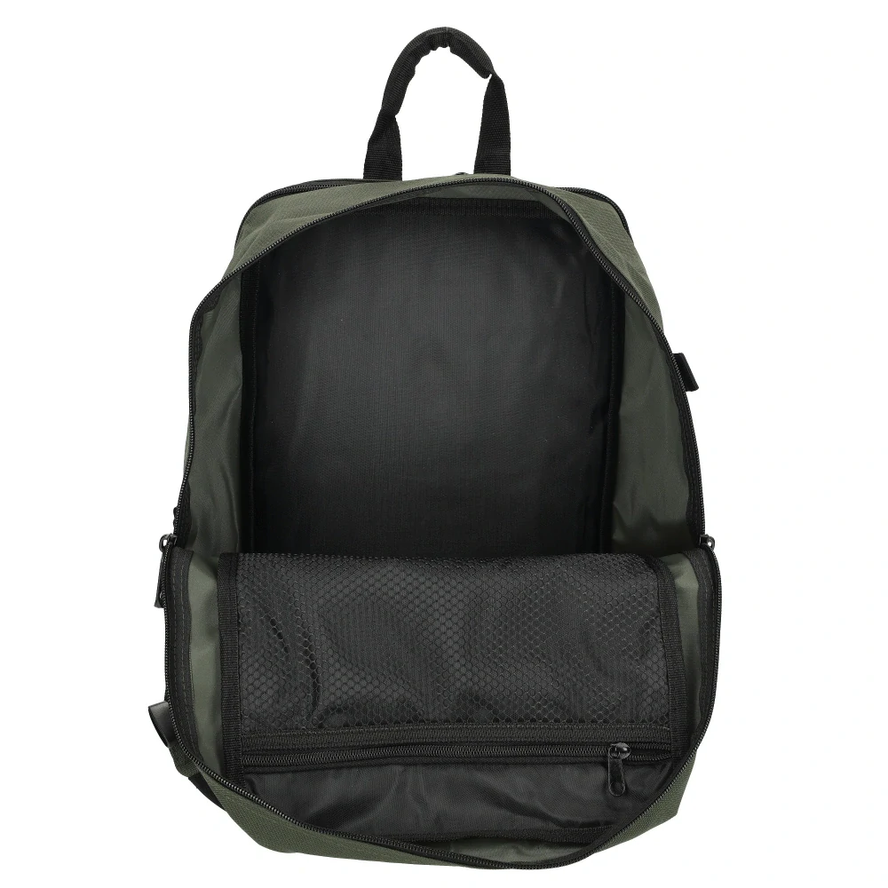Unisex batoh nejen do letadla zelený 13" 20L - Enrico Benetti
