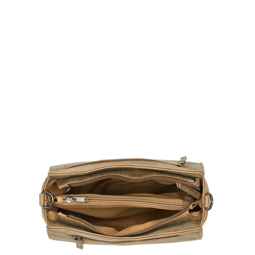 Dámská crossbody kabelka hnědá - Enrico Benetti Stacey