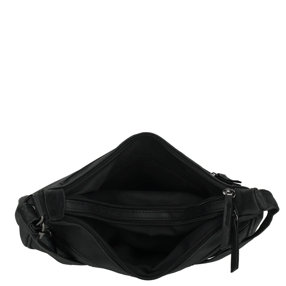Dámská crossbody kabelka černá - Enrico Benetti