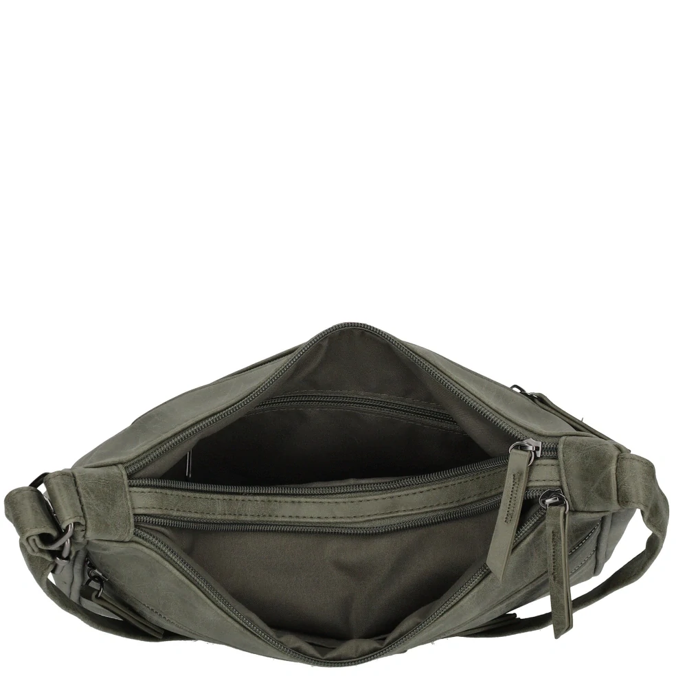 Dámská crossbody kabelka zelená - Enrico Benetti 