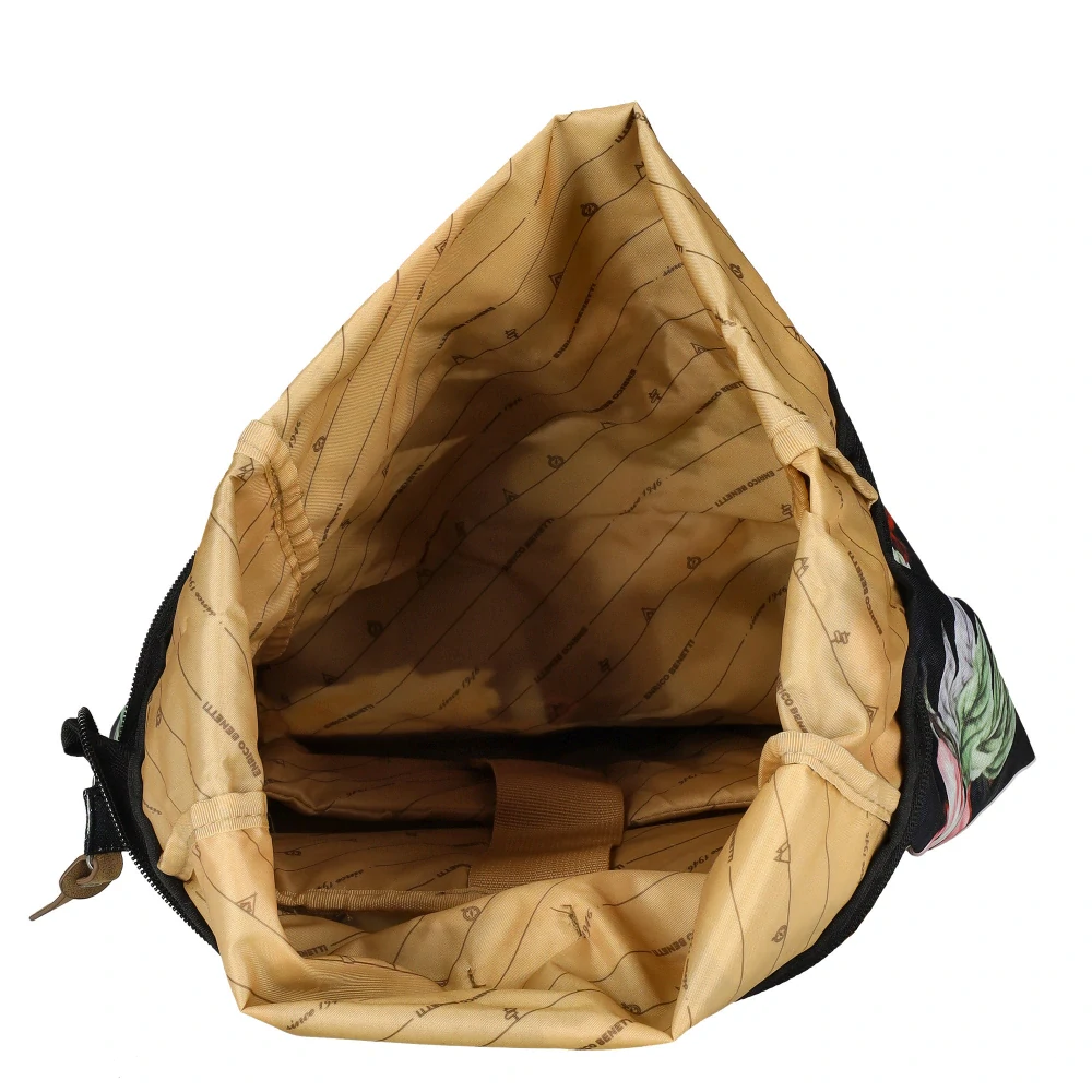 Dámský městský batoh vzor květin 15" 18L - Enrico Benetti