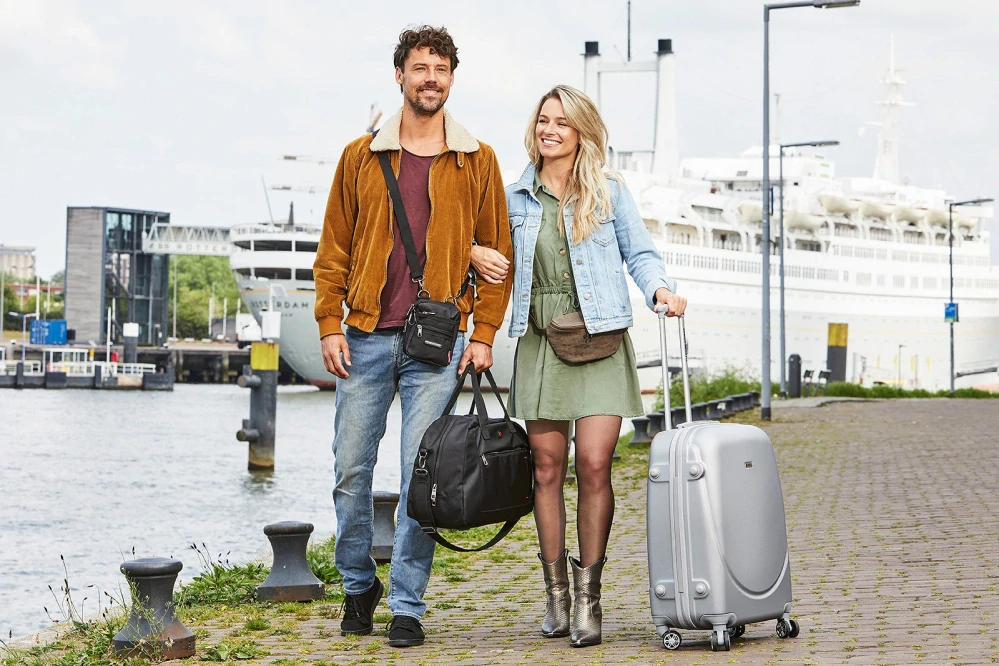 Pánská taška přes rameno černá - Enrico Benetti Garda 