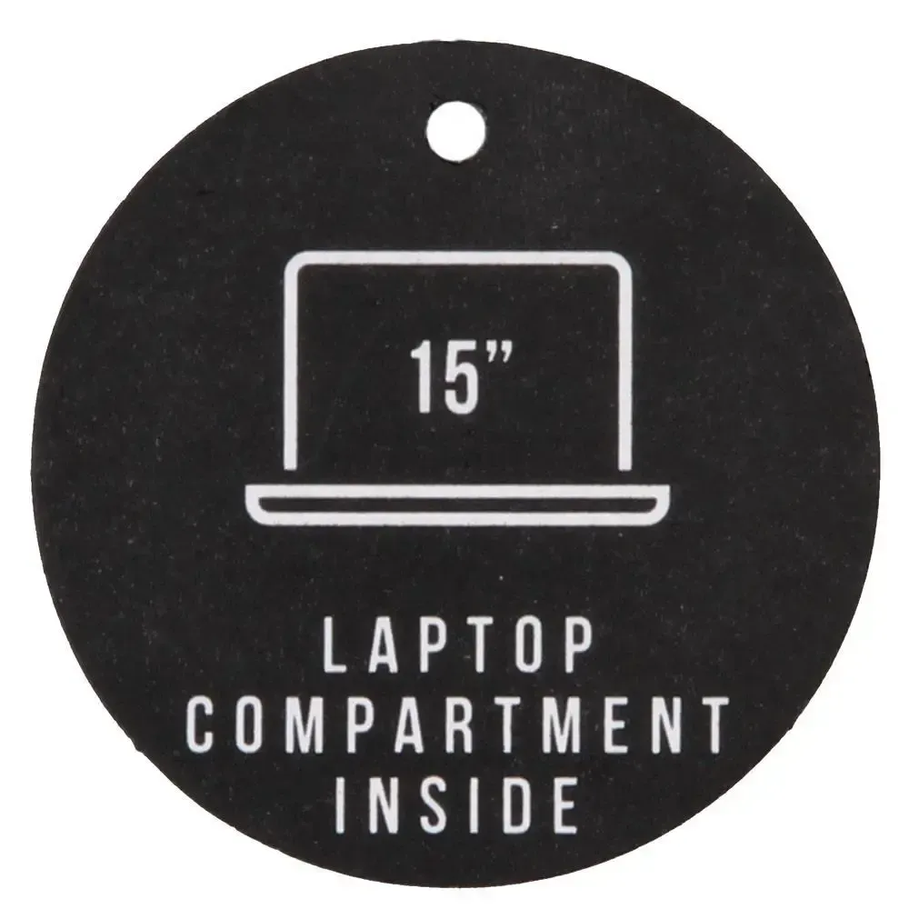 Městský batoh nejen na notebook 15" černý 15L - Enrico Benetti