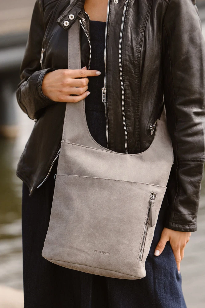Dámská crossbody kabelka černá - Enrico Benetti Zoë